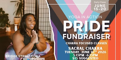 Pride Fundraiser Yoga Class - Sacral Chakra