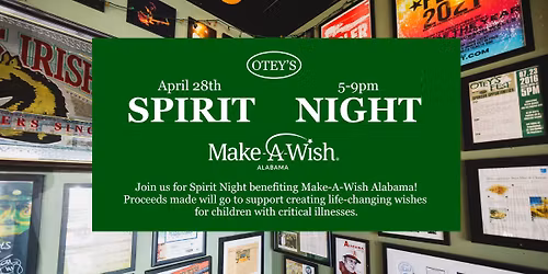 Make-A-Wish Alabama Spirit Night