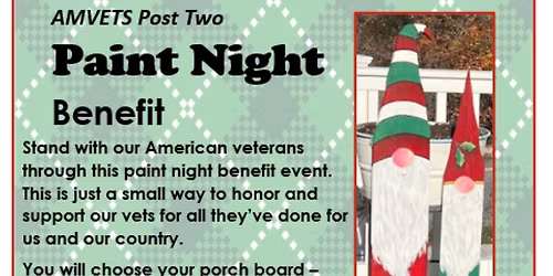 Gnome Porch Board PAINT NIGHT