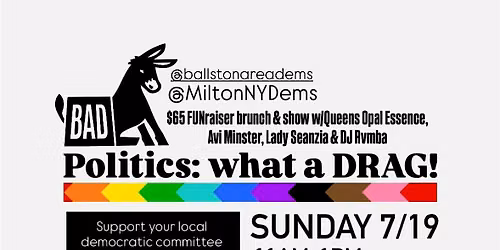 Politics: What a DRAG!