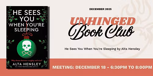 Unhinged Book Club at The Well Red Damsel