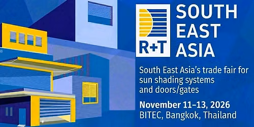 R+T Southeast Asia 2026 ASEAN\u2019s Leading Trade Fair