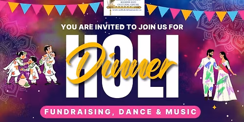Holi Dinner fundraising concert