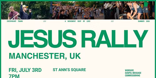 MANCHESTER, UK - JESUS RALLY