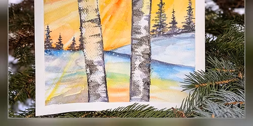 Sunlit Forest Watercolor Workshop