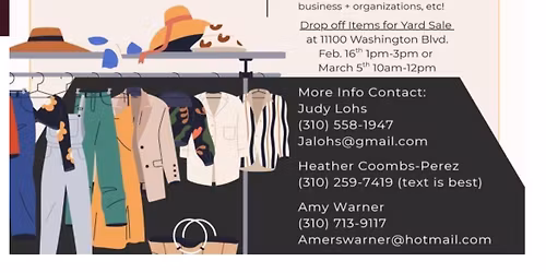 Culver City Woman\u2019s Club Fundraiser