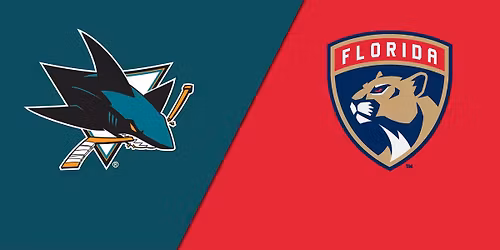 San Jose Sharks at Florida Panthers at Amerant Bank Arena