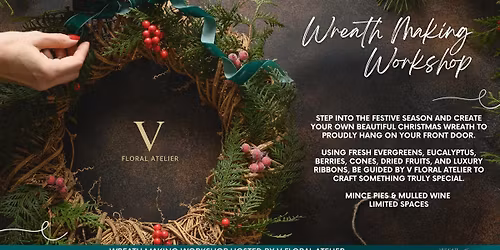 Wolds Inn Wreath Workshop with V Floral Atelier