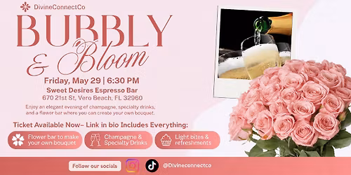 \ud83c\udf38\ud83e\udd42 Bubbly & Bloom | Champagne & Flower Bar Experience