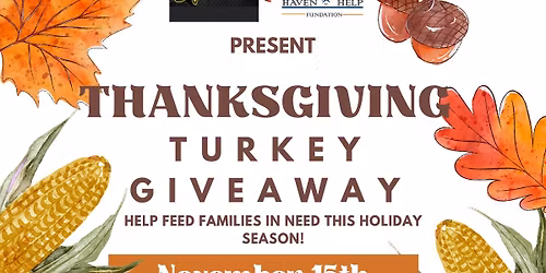Thanksgiving Turkey Giveaway 