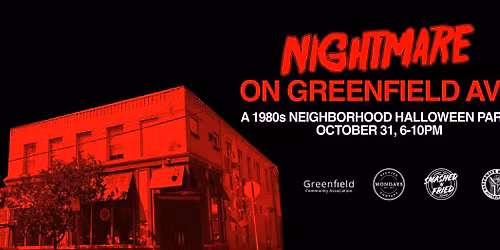 Nightmare on Greenfield Ave: A 1980s Halloween Neighborhood Party