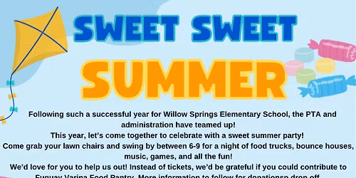 WSES PTA - Sweet, Sweet Summer Time Festival! \ud83c\udf6d\u2600\ufe0f