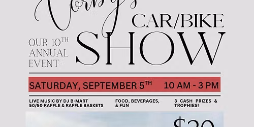 Corby\u2019s 10th annual car show