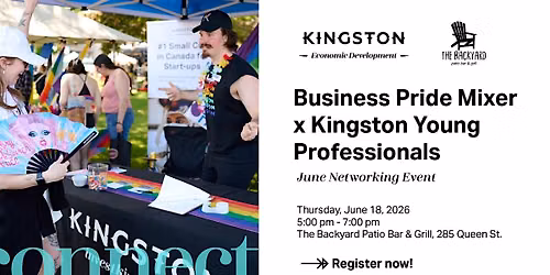 Pride Business Mixer x Kingston Young Professionals Networking Evening