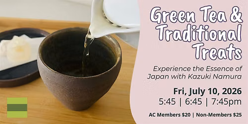Green Tea & Traditional Japanese Treats Sampling
