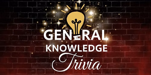 General Knowledge Trivia at Black Bear!