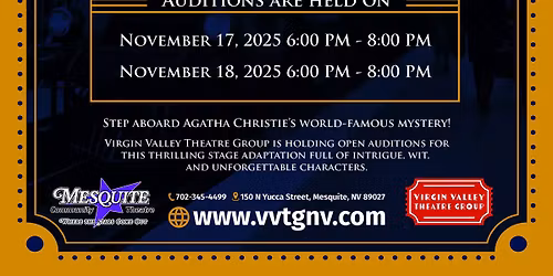 Auditions - Murder on the Orient Express