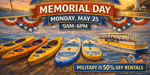 50% Off Paddle Rentals for all Military