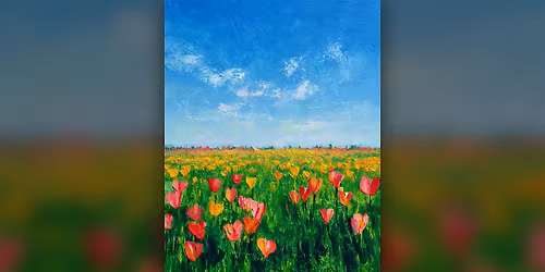 A Field of Tulips  - Paint Along (& NA Sip)