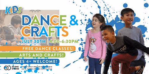 Dance and Crafts - FREE KIDS DANCE CLASSES!