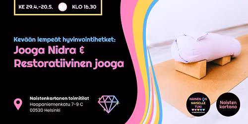 Jooga Nidra ja Restoratiivinen jooga