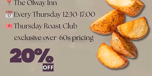 Thursday Roast Club (for over 60\u2019s)