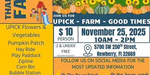 Thanksgiving Fall Break Day at The Bryer Patch