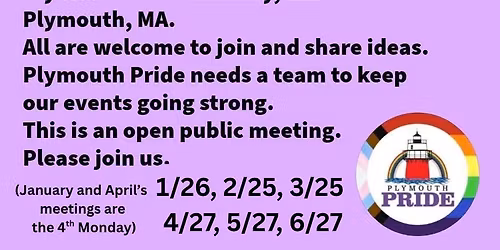 Plymouth Pride Planning Meeting