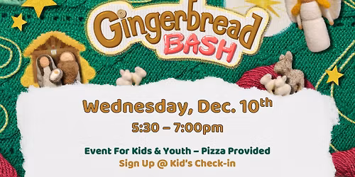 Gingerbread Bash for Kids & Youth