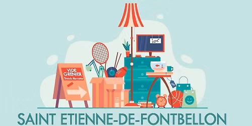 Vide grenier Saint Etienne de Fontbellon 