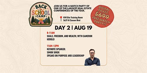 Back to School Camp - Mega Camp Watch Party Day 2