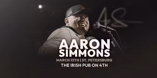 ST. PETERSBURG, FL - Aaron Simmons LIVE at The Irish Pub on 4th