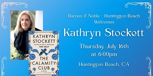 Kathyrn Stockett celebrates THE CALAMITY CLUB at Barnes & Noble - HB