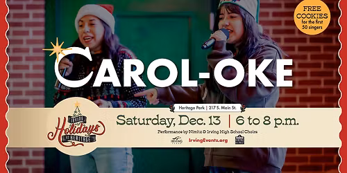 Holidays at Heritage: Carol-oke
