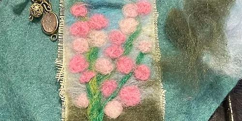 Felting bookmark class