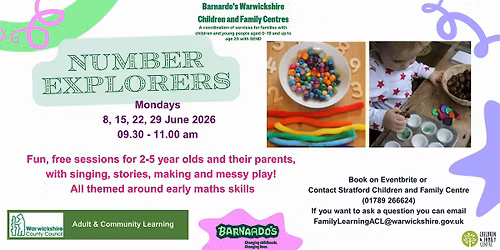 Number Explorers Course at Stratford C&FC