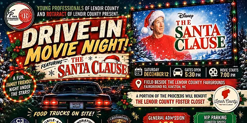 Kinston's Drive-In Movie Night! | The Santa Clause