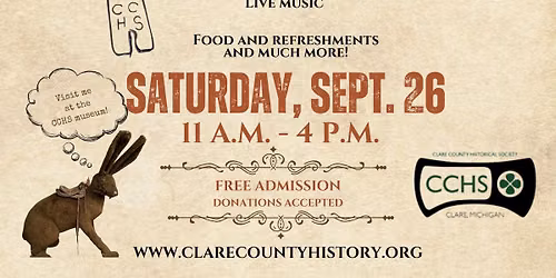 Old Fashion Day at the Clare County Historical Society