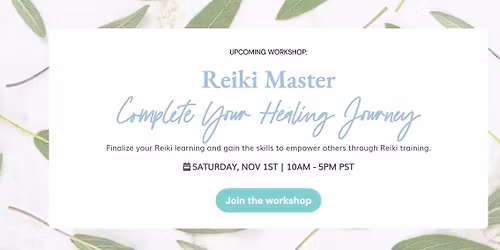 Reiki Master Training & Certification