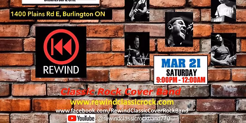 REWIND at Shooterville Billards Bar & Grill in Burlington