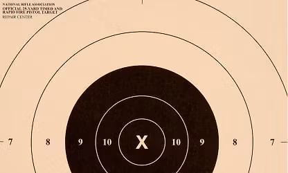 Bullseye Pistol Match