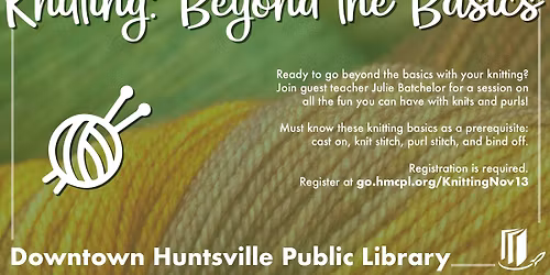 Knitting: Beyond the Basics