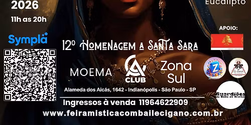 FEIRA M\u00cdSTICA - HOMENAGEM A SANTA SARA 