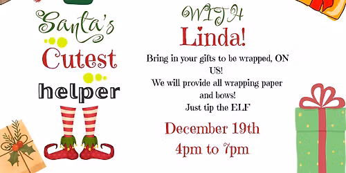 \ud83c\udf81\ud83c\udf85 Santa\u2019s Cutest Helper \u2014 Gift Wrapping with Linda! \ud83c\udf84\ud83c\udf7b
