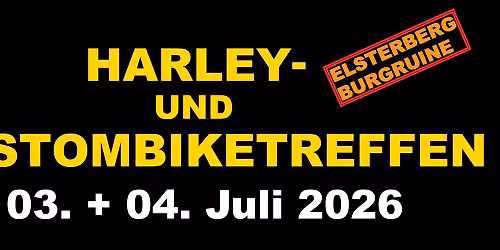 JUBIL\u00c4UM: 5. Harley- und Custombiketreffen | Burgruine Elsterberg