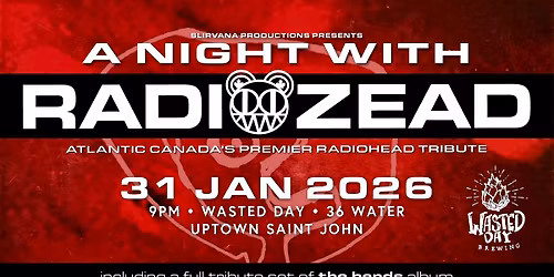 RadioZead is coming to Wasted Day Brewery Saint John! 