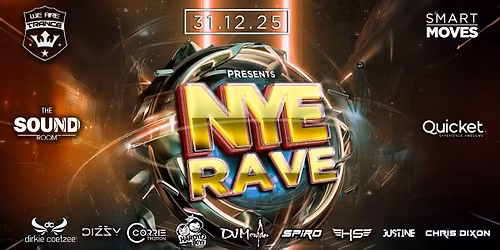 We Are Trance & The Soundroom presents NYE RAVE