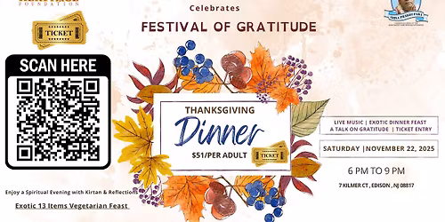 Hare Krishna's ThanksGiving Dinner