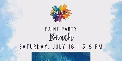 Beach Paint Party