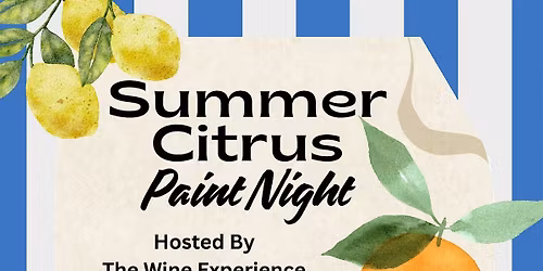 Summer Citrus Paint Night